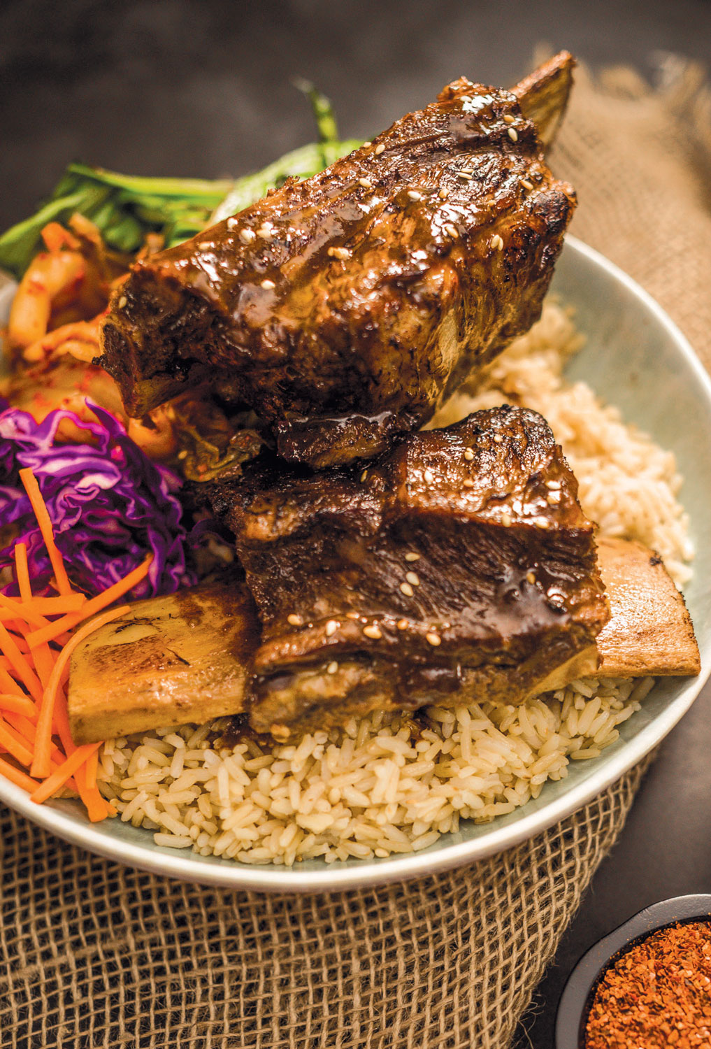Korean Braised Beef Short Ribs | Edible Houston
