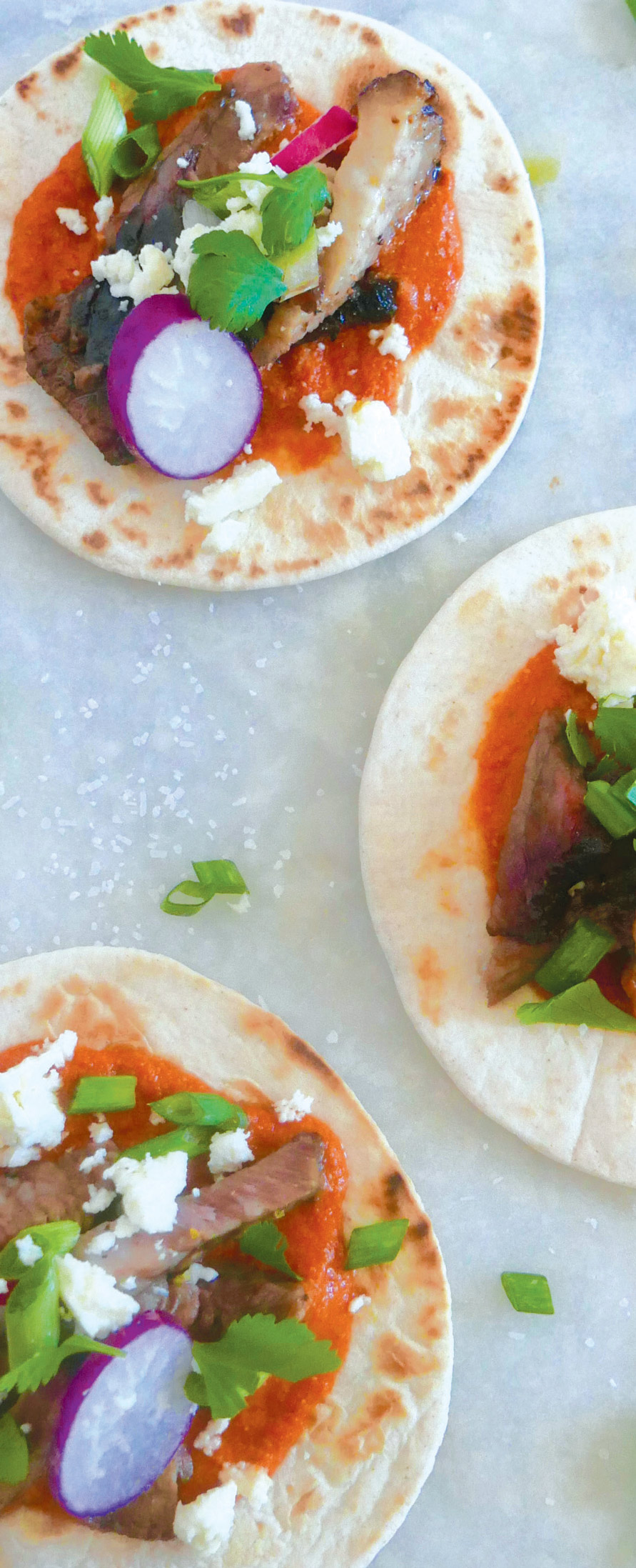 Leftover Lamb Tacos with Smoky Romesco Sauce | Edible Houston