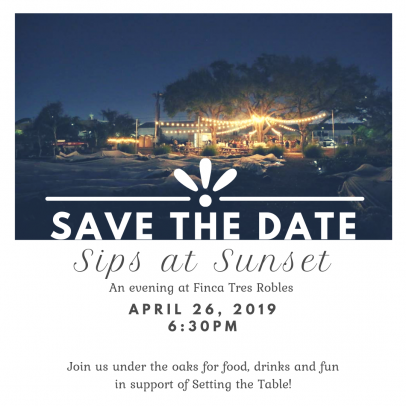 Sips at Sunset: A fundraiser for Setting the Table