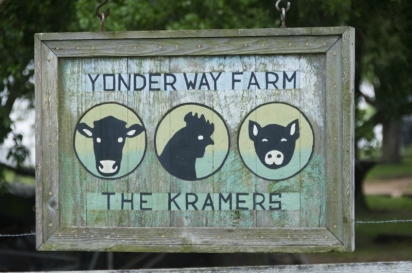 sign for yonder way farm