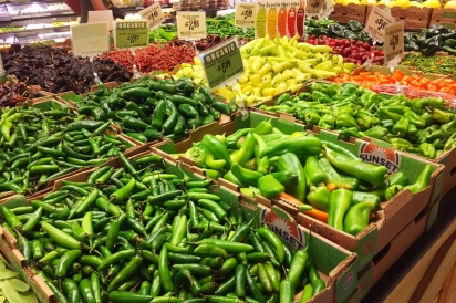 local food, local grocer, peppers
